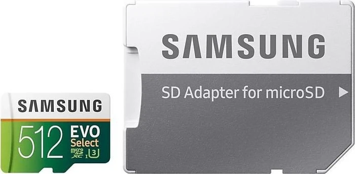 Samsung EVO Select R100/W90 512GB Kit, UHS-I U3, Class 10