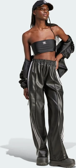adidas 3-Streifen Tube Crop-Top schwarz (Damen)