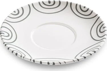 Gmundner Keramik Graugeflammt Unterteller Teetasse Maxima 18cm