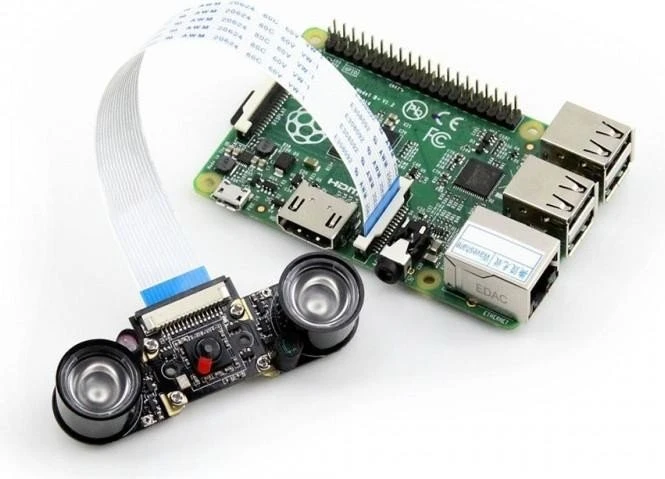 Raspberry Pi Nachtsicht Fixfokus Kameramodul, 5MP, 72.4° (RPi Camera (E))