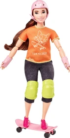 Mattel Barbie - Tokyo 2020 Skateboarder Puppe