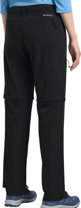 Jack Wolfskin Pico Trail Zip-Off Hose lang schwarz (Damen)