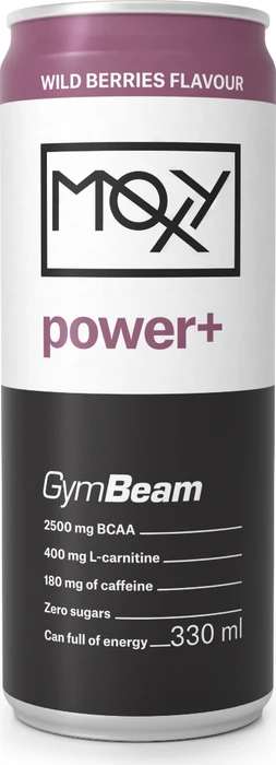 GymBeam Moxy Power+ Wild Berries 330ml