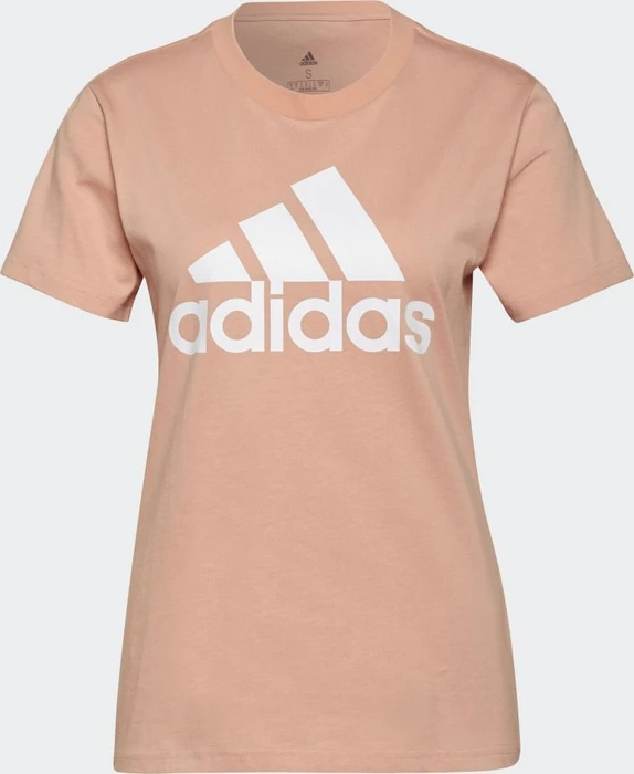 adidas Loungewear Essentials Logo T-Shirt kurzarm ambient blush/white (Damen)