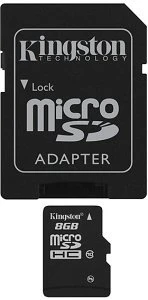 Kingston 8GB Kit, Class 10
