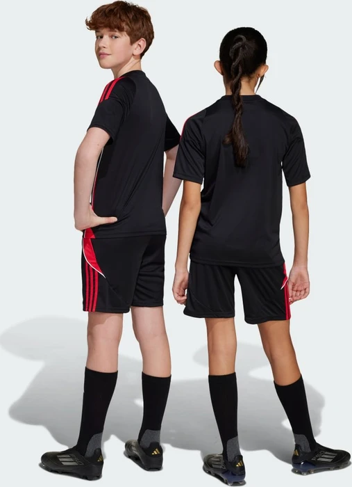 adidas Tiro 24 Trainingshose kurz black/pure ruby (Junior)