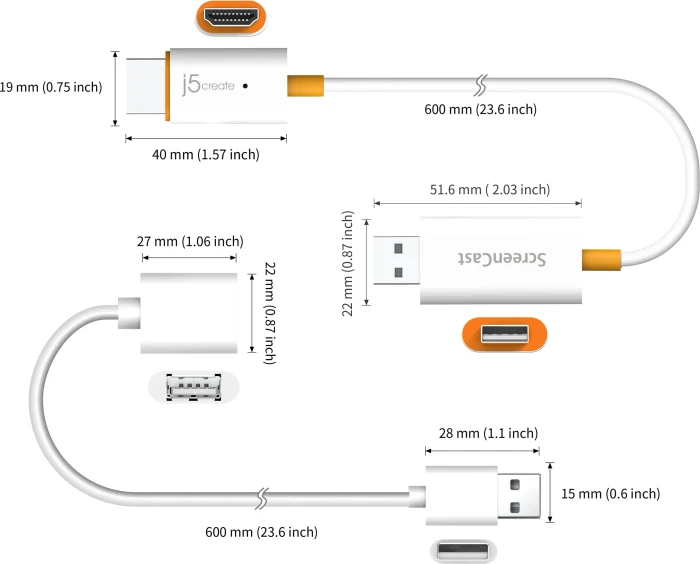 j5create ScreenCast HDMI Wireless Display Adapter