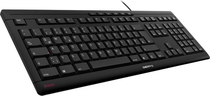 Cherry Stream Keyboard 2019, schwarz/grau, USB, HR/SI