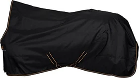 Kerbl Bucas Irish Turnout High Neck/50, Regendecke female, 1.30m, 50g, black/gold