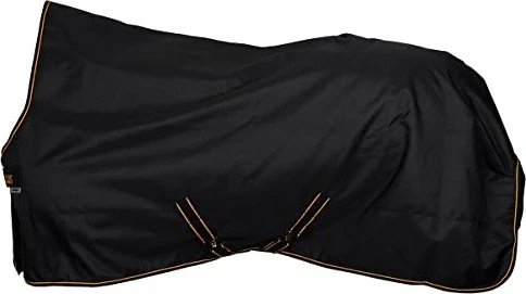 Kerbl Bucas Irish Turnout High Neck/50, Regendecke female, 1.30m, 50g, black/gold