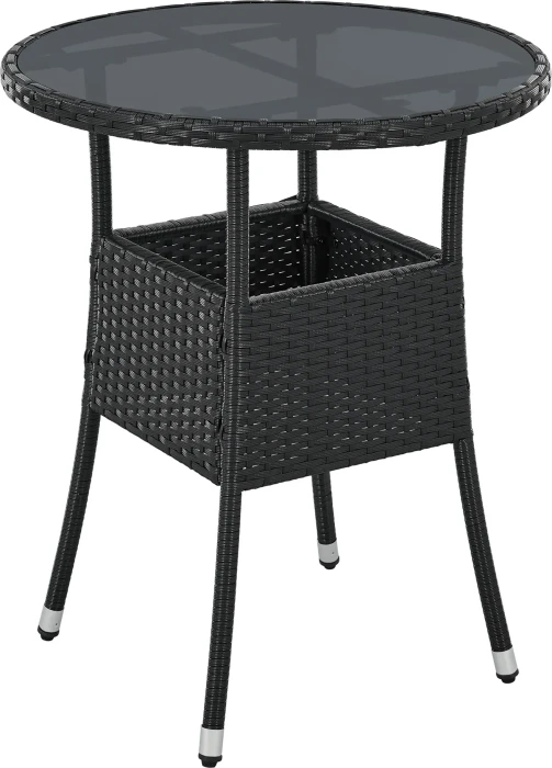 Juskys Yoro Gartentisch schwarz