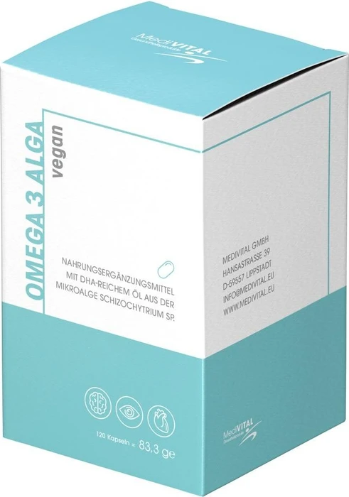 Omega-3 Alga Kapseln vegan, 120 Stück