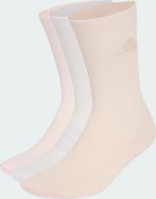 adidas Cushioned Crew Socken putty mauve/distilled pink/frozen purple/wonder beige, 3 Paare