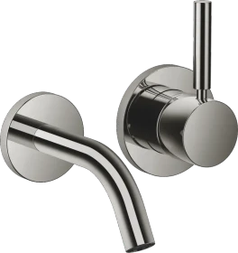 Dornbracht Meta Wand-Einhandbatterie ohne Ablaufgarnitur dark chrome
