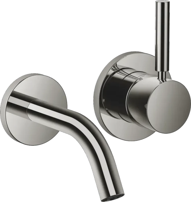 Dornbracht Meta Wand-Einhandbatterie ohne Ablaufgarnitur dark chrome