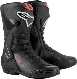 Alpinestars SMX-6 V3 Motorradstiefel schwarz/rot