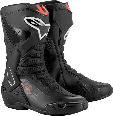 Alpinestars SMX-6 V3 Motorradstiefel schwarz/rot