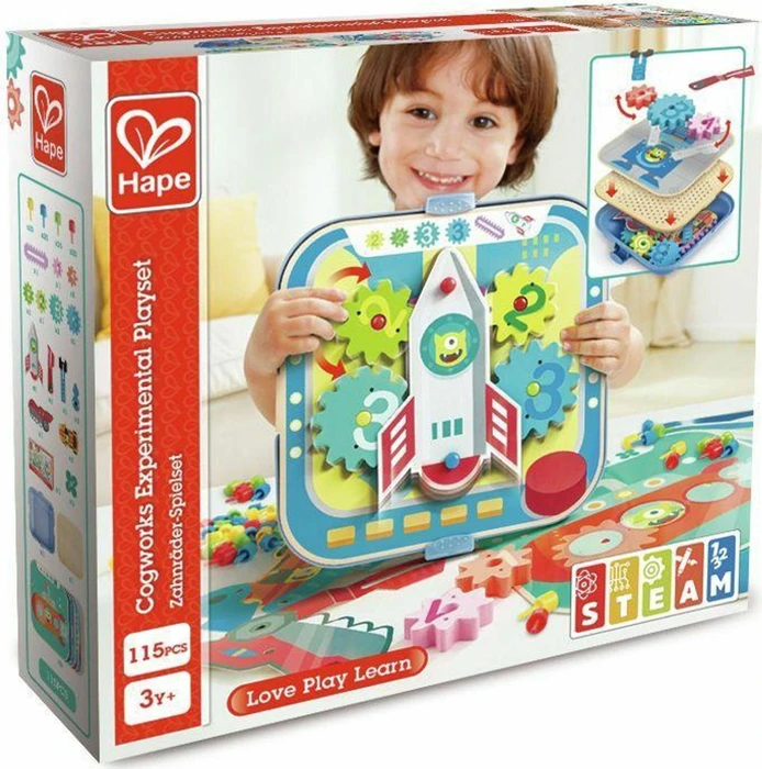 Hape Zahnrad Experimentier Spielset (E1065)