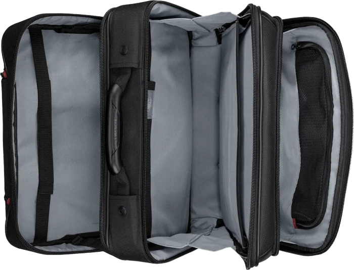 Wenger Potomac 2-teiliges Business-Set mit Comp-U-Roller, schwarz