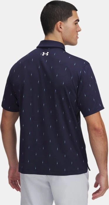 Under Armour Tee To Green Printed Poloshirt kurzarm midnight navy/white (Herren)