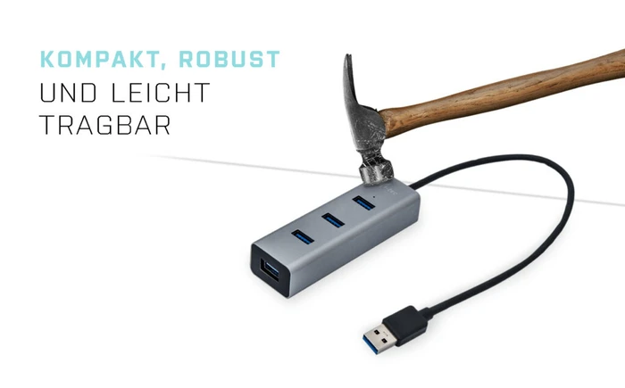 i-tec USB-Hub, 4x USB-A 3.0, USB-A 3.0 [Stecker]