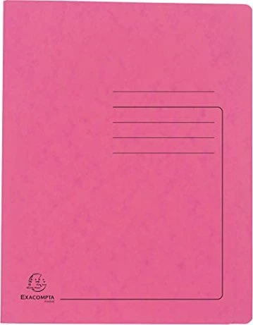 Exacompta Schnellhefter, A4, rosa, 25er-Pack