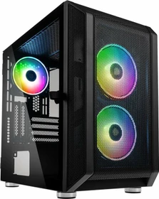 Kolink Citadel Mesh RGB, schwarz, Glasfenster