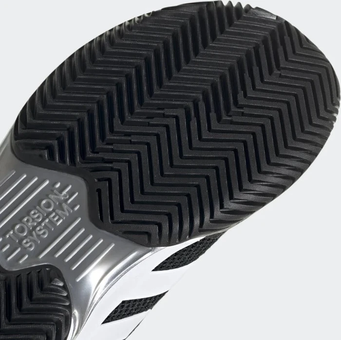 adidas Courtjam Control core black/cloud white/silver metallic (Damen)
