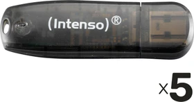 Intenso Rainbow Line 16GB, USB-A, USB 2.0, 5er-Pack