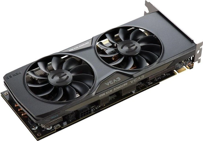 EVGA GeForce GTX 950 FTW, 2GB GDDR5, DVI, HDMI, 3x DP