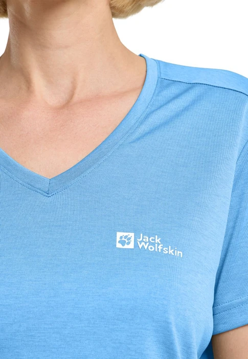 Jack Wolfskin Crosstrail Funktionsshirt kurzarm mid blue (Damen)