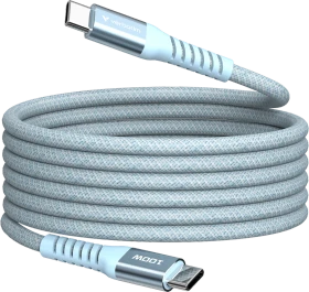 Verbatim Sync & Charge Magnetkabel 100W, USB-C 2.0/USB-C 2.0, 1.2m, blau (31856)
