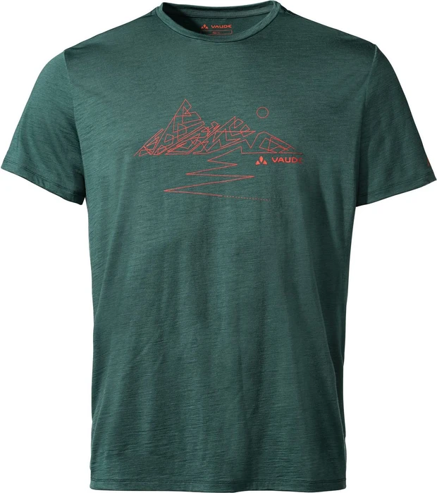 Vaude Tekoa Wool Funktionsshirt kurzarm dusty forest (Herren)