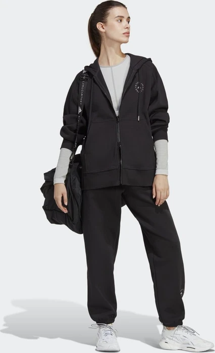 adidas by Stella McCartney Hoodie schwarz/weiß (Damen)