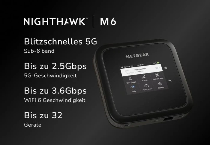 Netgear Nighthawk M6, 5G, AX3600