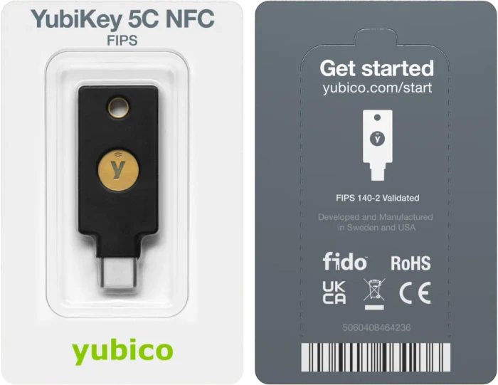 Yubico YubiKey 5C NFC FIPS, USB-C/NFC, 1 Stück