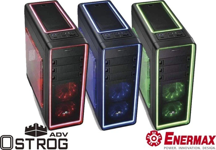 Enermax Ostrog ADV blau, Acrylfenster