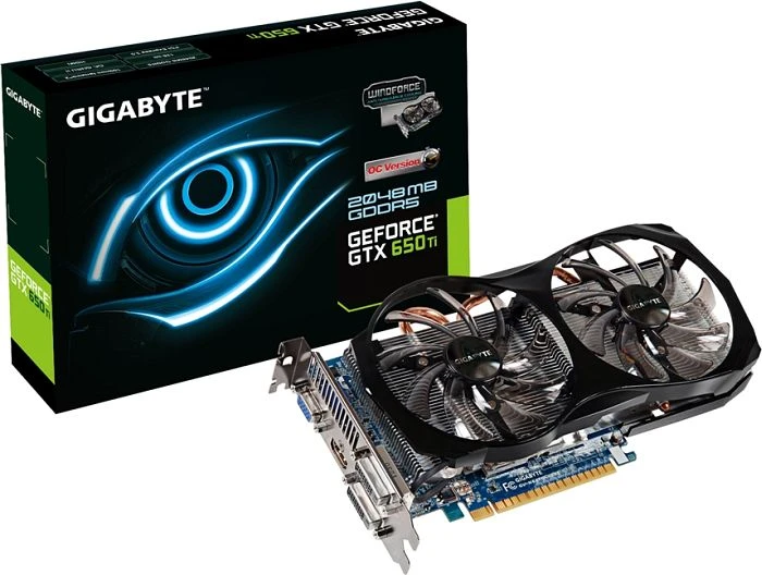 GIGABYTE GeForce GTX 650 Ti Windforce 2X, 2GB GDDR5, VGA, 2x DVI, HDMI