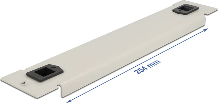 DeLOCK 10" Blindpanel, geschlossen, grau, 1HE