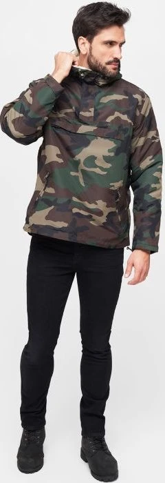 Brandit Windbreaker Sherpa Anorak woodland (Herren)