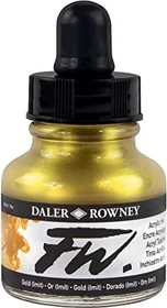 Daler Rowney FW Acrylic Ink gold imit, 29.5ml