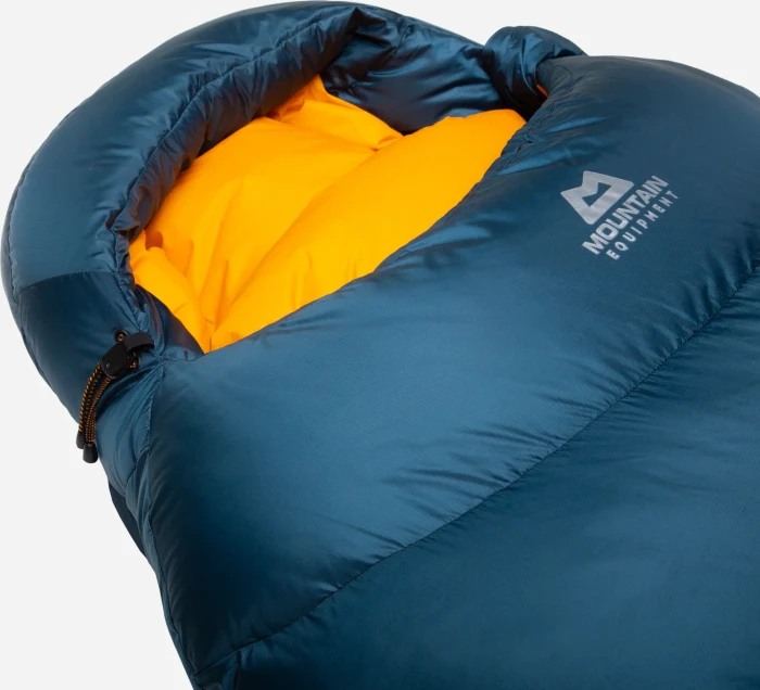 Mountain Equipment Helium 250 Mumienschlafsack majolica blue