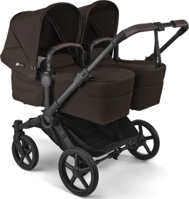 Bugaboo Donkey 6 Twin Gestell schwarz cocoa brown