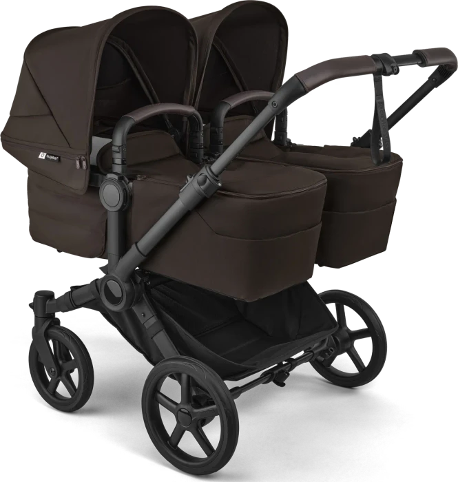 Bugaboo Donkey 6 Twin Gestell schwarz cocoa brown