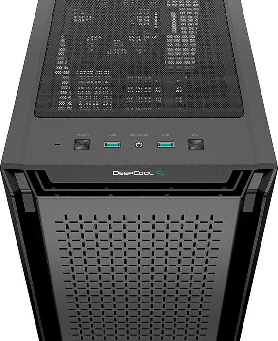 DeepCool CG560, schwarz, Glasfenster