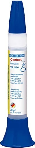 Weicon Contact VA 1460 Cyanacrylat, mittelviskoser Sekundenklebstoff, 30g