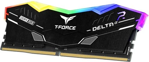 TeamGroup T-Force DELTAα RGB schwarz UDIMM 16GB Kit, DDR5-5200, CL38-40-40-84, X16