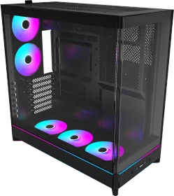 Montech HS02 Pro Black, Glasfenster