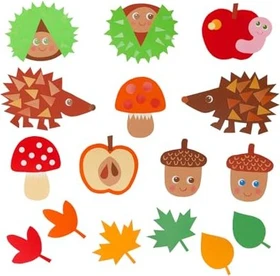 HABA Sachenmacher Erstes Schneiden Kastanien Bastelset Herbst