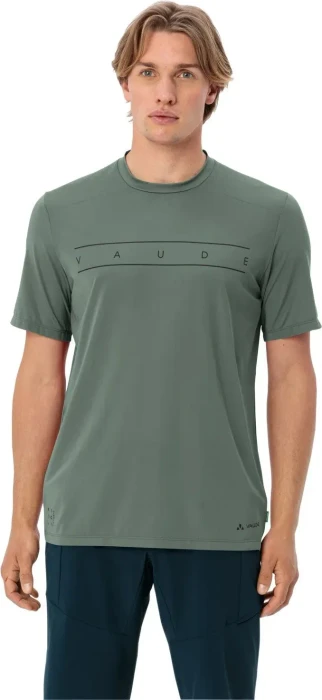 Vaude Qimsa Logo Funktionsshirt kurzarm agave (Herren)